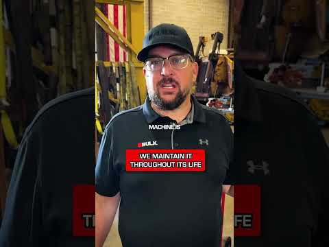 Bulk team member explaining Equipment as a Service for steel mill heavy equipment